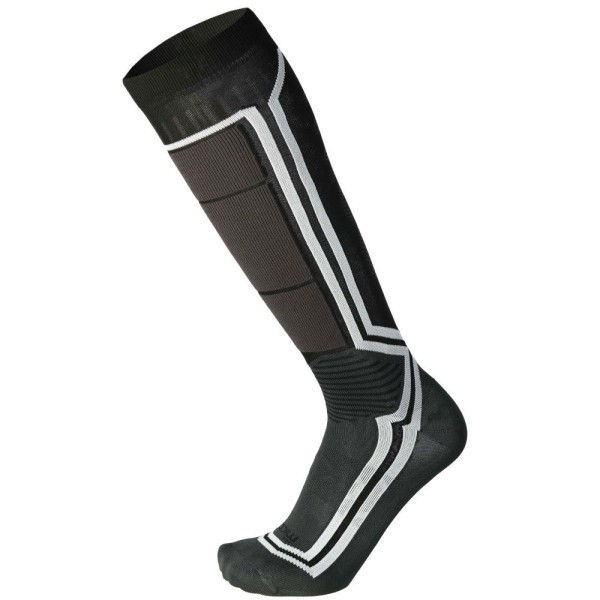 Zimní ponožky MICO LIGHT WEIGHT ODOR ZERO X-STATIC SKI SOCK, NERO/ANTRACITE