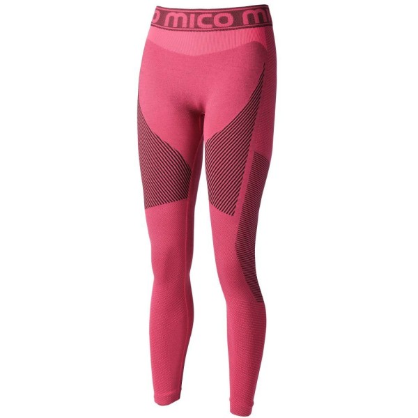 Dámské funkční spodky MICO WOMAN LONG TIGHT PANTS WARM CONTROL, NERO/AMARENA