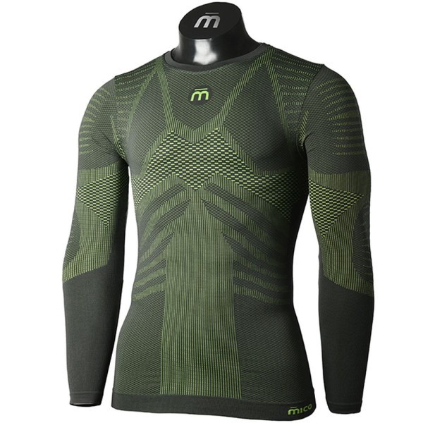 Pánské funkční triko MICO MAGLIA G/C M/L MAN ACTIVE SKIN, VERDE PRATO