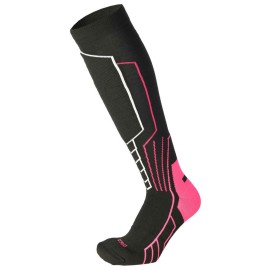 Dámské lyžařské ponožky MICO MEDIUM W. WARM CONTROL WOMAN SKI SOCKS, NERO/FUCSIA FLUO